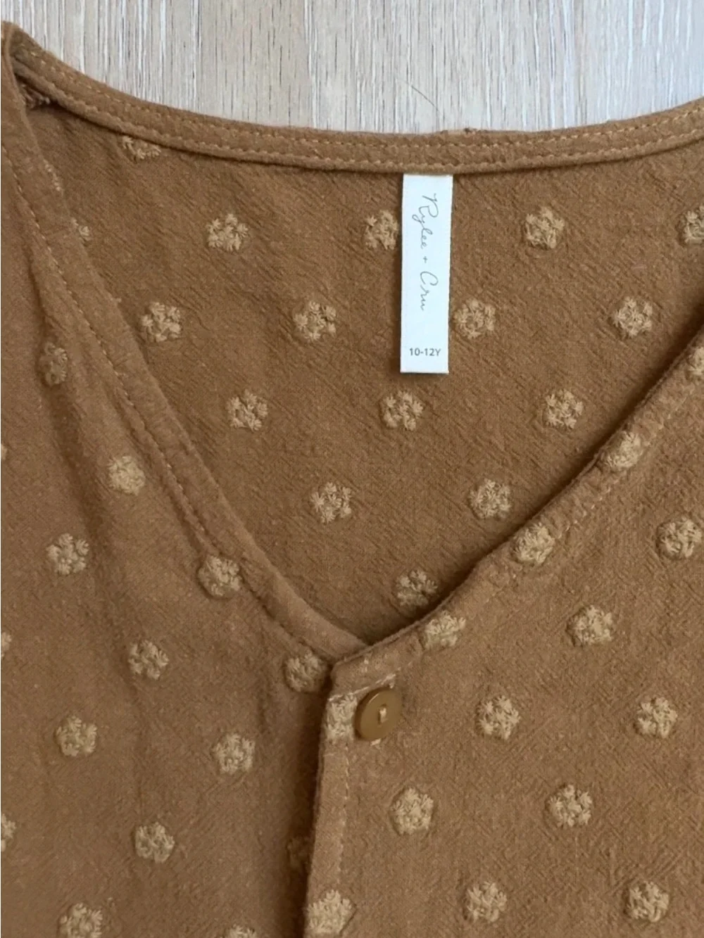 Rylee & Cru Brass Mae Top & Skirt - Kids Size 10/12